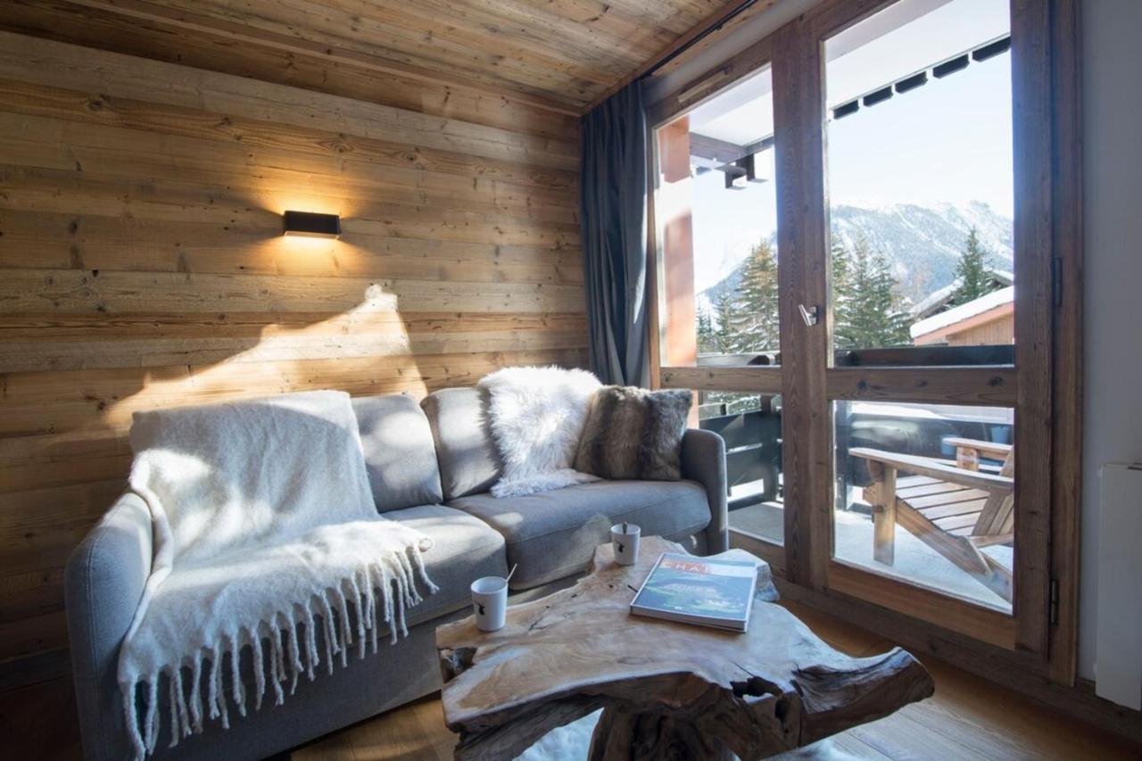 Les Brigues - Appartement Avec Vue Sur La Montagne Et Acces Aux Pistes Courchevel Esterno foto
